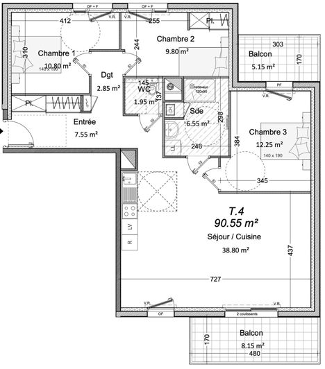 Image No.3-3 Bed Apartment for sale