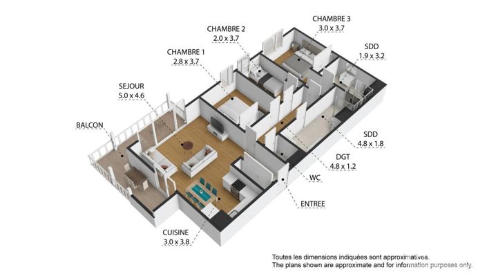 Image No.17-Appartement de 3 chambres à vendre à Chatel