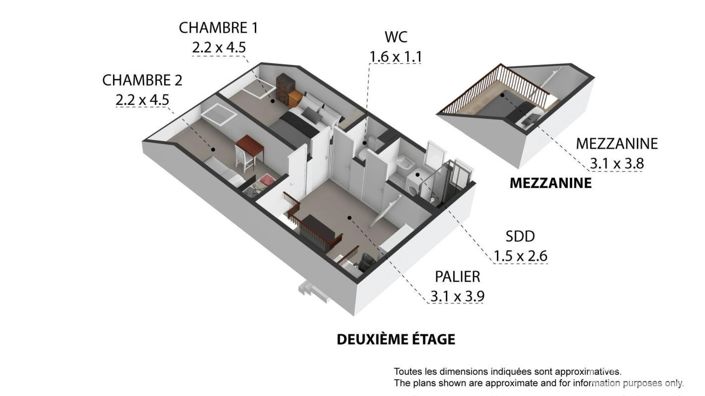 Image No.20-Appartement de 2 chambres à vendre à Saint-Jean-d'Aulps