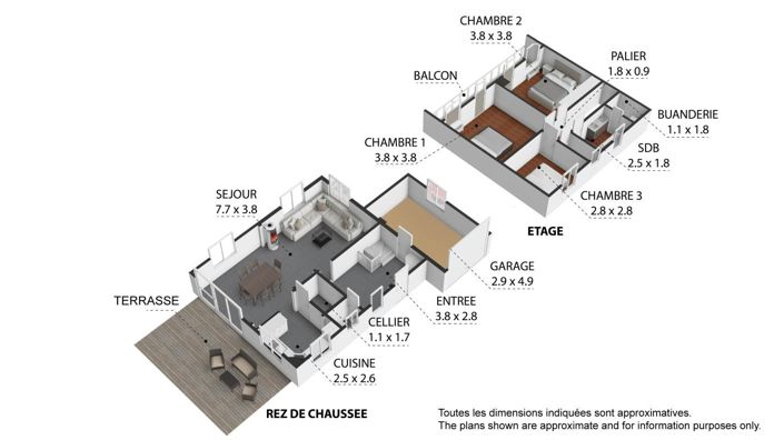 Image No.16-3 Bed Property for sale