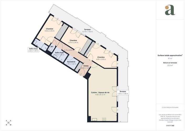Image No.12-3 Bed Apartment for sale