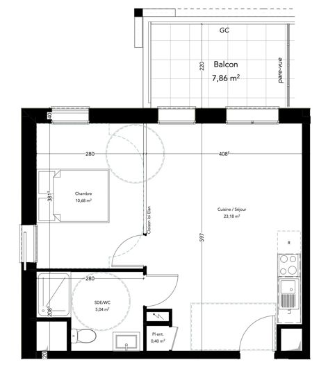 Image No.7-Appartement de 1 chambre à vendre à Pléneuf-Val-André