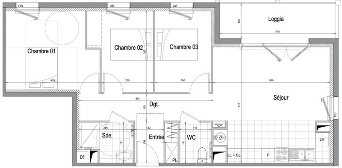Image No.5-Appartement de 3 chambres à vendre à Cotes-d'Armor