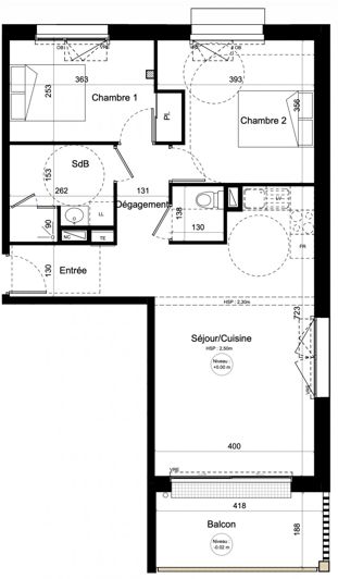 Image No.3-Appartement de 2 chambres à vendre à Guipavas