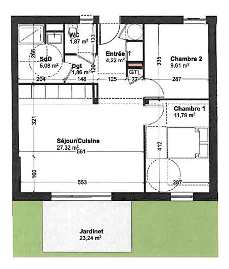 Image No.4-Appartement de 2 chambres à vendre à Crozon
