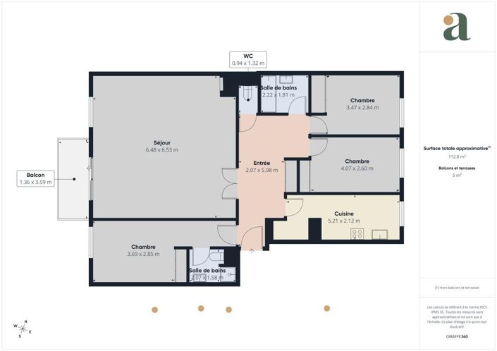 Image No.14-Appartement de 3 chambres à vendre à Courbevoie