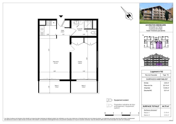 Image No.3-Appartement de 1 chambre à vendre à Saint-Jean-d'Aulps