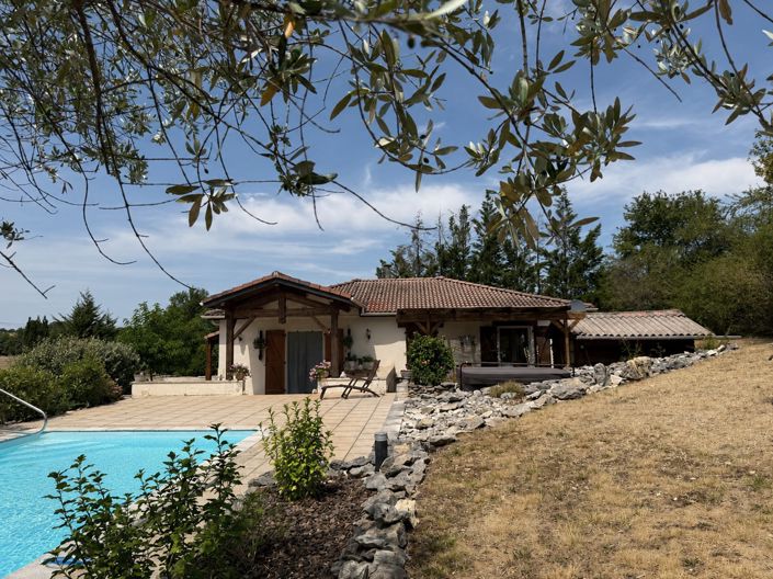 Peacefully located home with swimming pool and beautiful open views