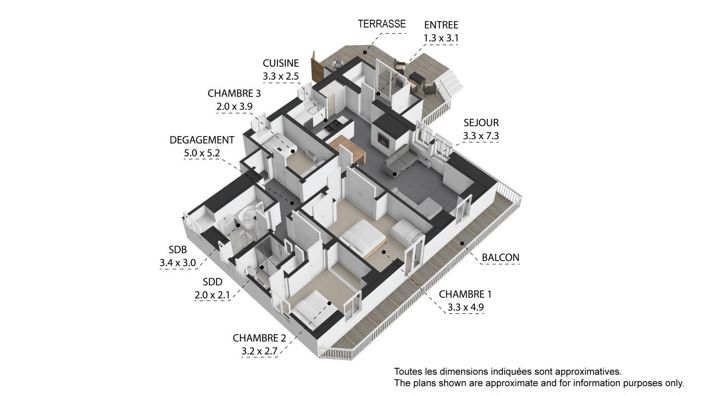 Image No.21-3 Bed Apartment for sale