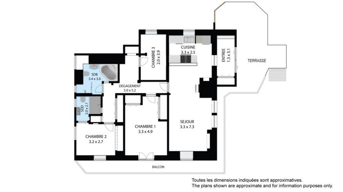 Image No.22-3 Bed Apartment for sale