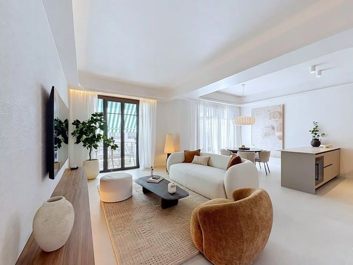 Nice/Victor Hugo - 3-Piece Apartment 87 Sq M Luxuriously Renovated Balcony In A Quiet Area