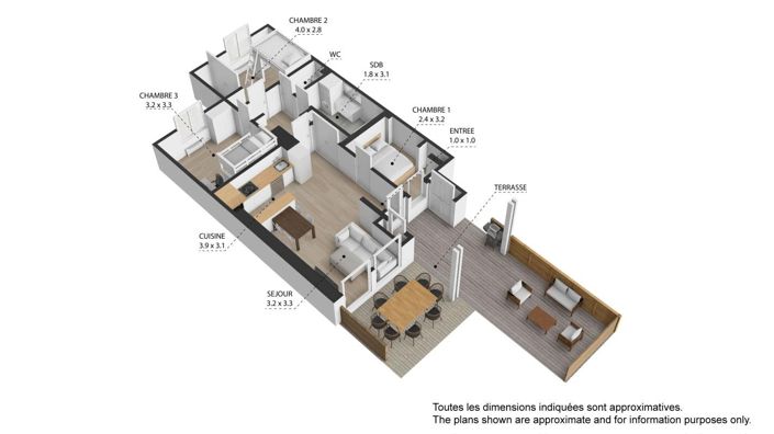 Image No.18-3 Bed Apartment for sale