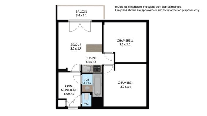 Image No.20-2 Bed Apartment for sale