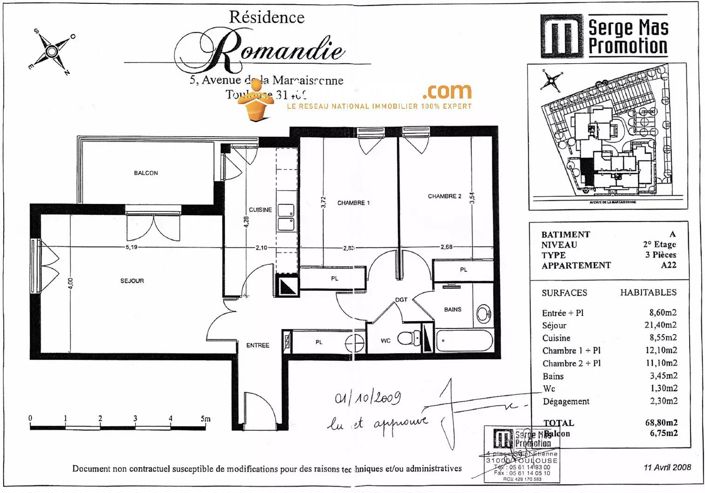 Image No.4-Appartement de 2 chambres à vendre à Toulouse