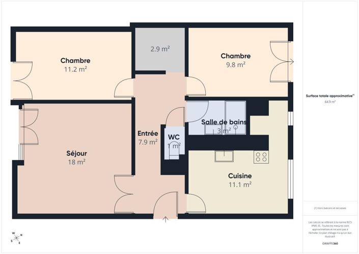 Image No.8-Appartement de 2 chambres à vendre à Saint-Herblain