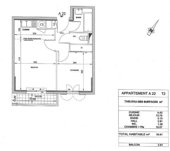 Image No.2-Appartement de 1 chambre à vendre à Sanary-sur-Mer