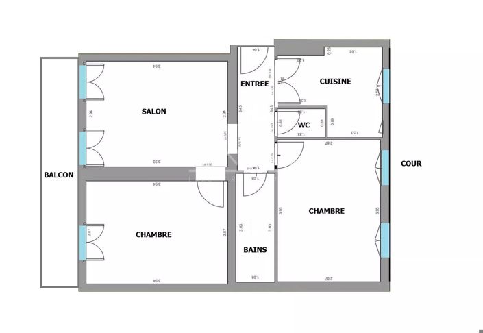 Image No.13-Appartement de 2 chambres à vendre