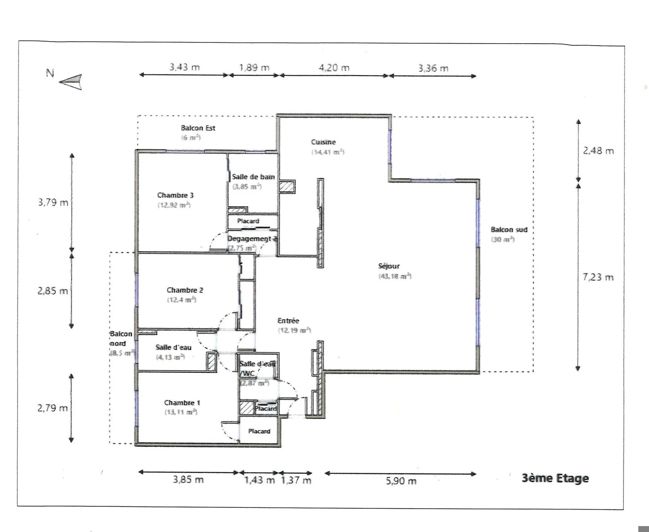Image No.18-Apartamento con 3 dormitorios en venta