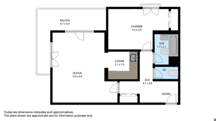 Image No.14-Apartamento con 1 dormitorio en venta