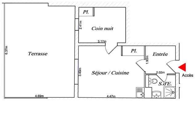 Image No.5-Apartamento con 1 dormitorio en venta