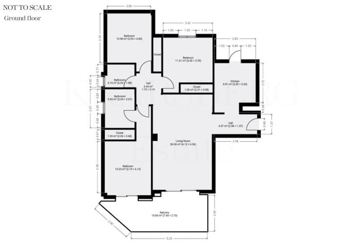 Image No.34-3 Bed Apartment for sale