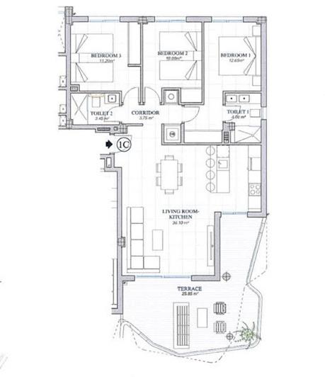 Image No.16-3 Bed Apartment for sale