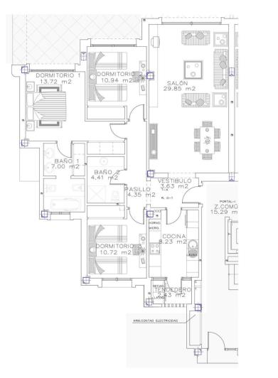Image No.39-3 Bed Apartment for sale