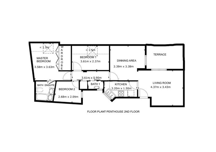Image No.23-3 Bed Apartment for sale