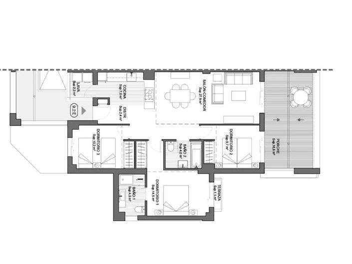 Image No.25-3 Bed Apartment for sale