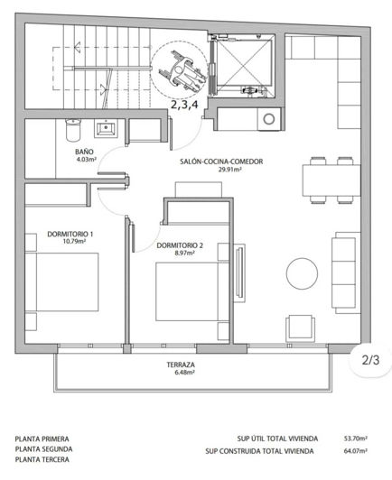 Image No.7-2 Bed Apartment for sale