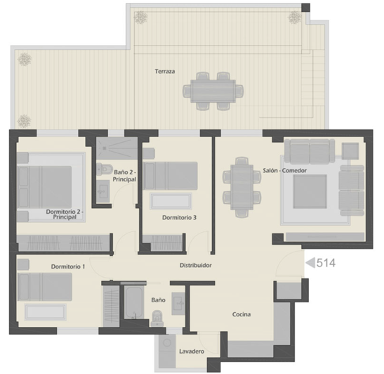 Image No.31-3 Bed Apartment for sale