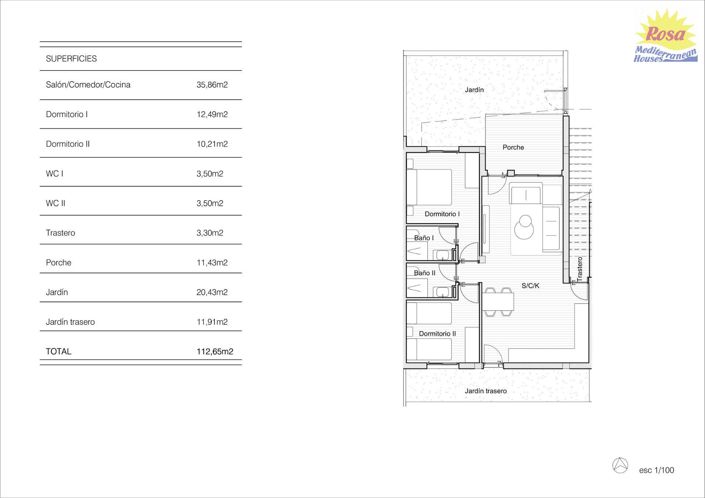 Image No.13-2 Bed Bungalow for sale