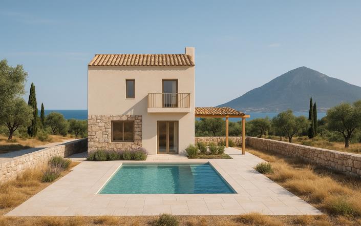 Image No.2-Villa / Détaché de 1 chambre à vendre à Karavados