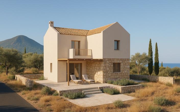 Image No.5-Villa / Détaché de 1 chambre à vendre à Karavados