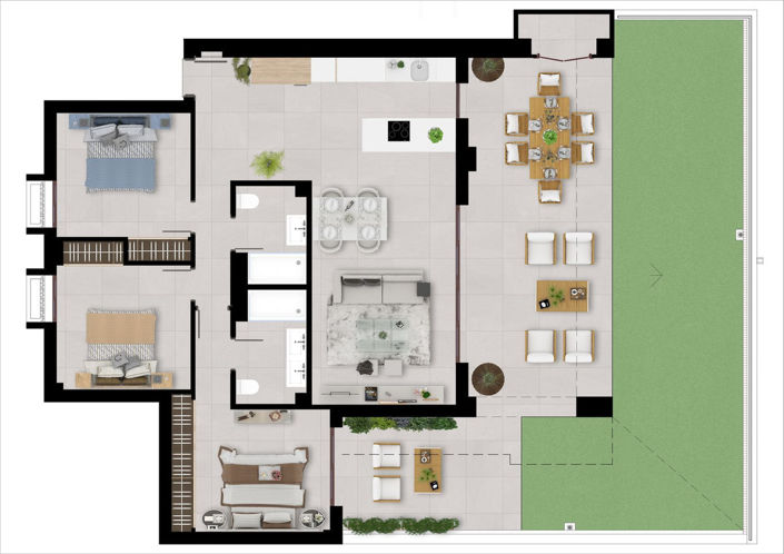 Image No.28-Appartement de 3 chambres à vendre à Marbella