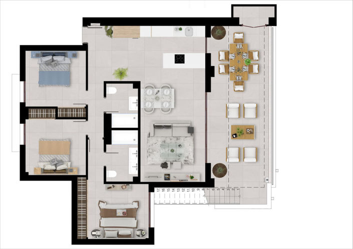 Image No.29-Appartement de 3 chambres à vendre à Marbella