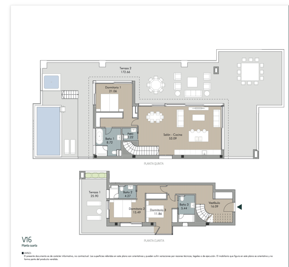 Image No.15-3 Bed Penthouse for sale
