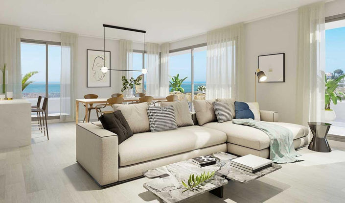Image No.2-Penthouse de 3 chambres à vendre à Mijas