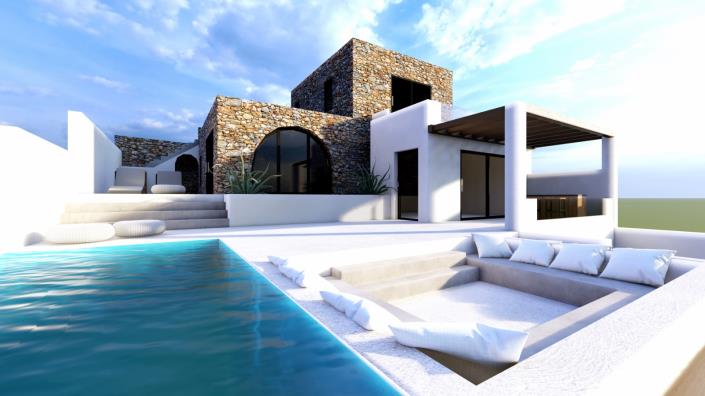Image No.1-Villa / Détaché de 2 chambres à vendre à Kalymnos