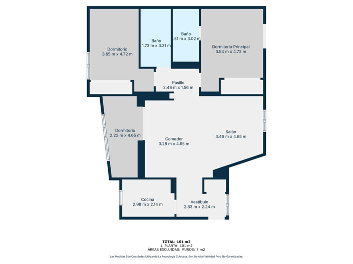 Image No.4-3 Bed Apartment for sale