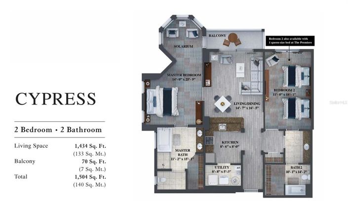 Image No.3-Propriété de 2 chambres à vendre à Winter Garden