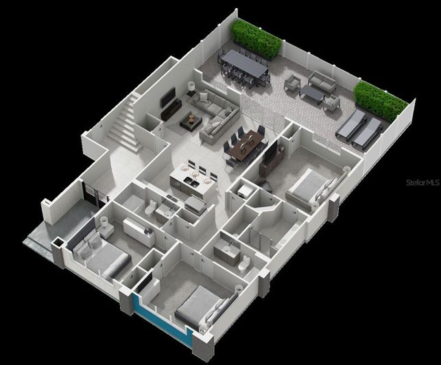 Image No.12-Propriété de 3 chambres à vendre à Reunion