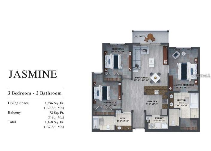 Image No.17-3 Bed Property for sale