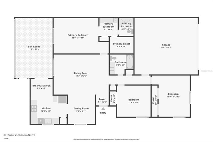 Image No.5-Propriété de 3 chambres à vendre à Kissimmee