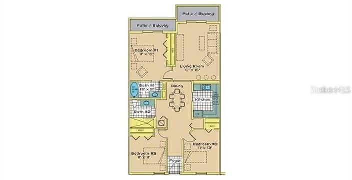 Image No.20-3 Bed Property for sale