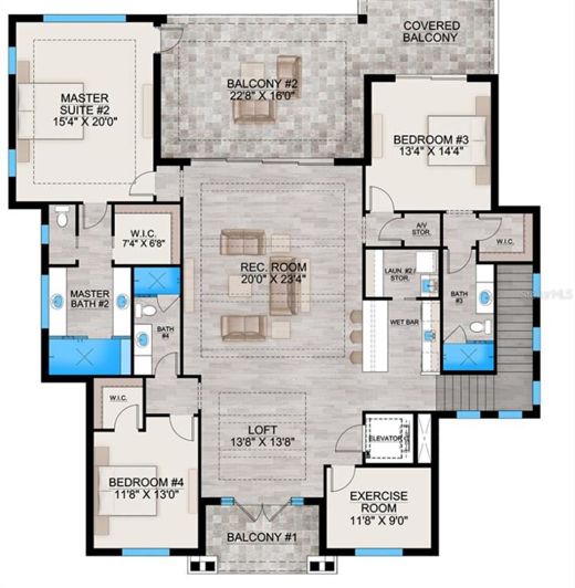 Image No.4-Propriété de 5 chambres à vendre à Windermere
