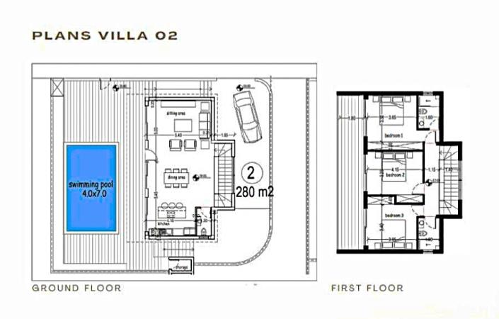 Image No.41-3 Bed Villa / Detached for sale