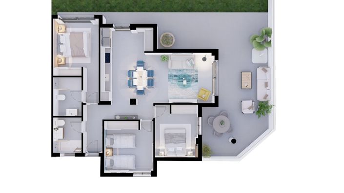 Image No.5-Appartement de 3 chambres à vendre à Alicante