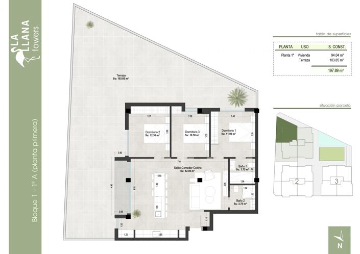 Image No.43-3 Bed Apartment for sale