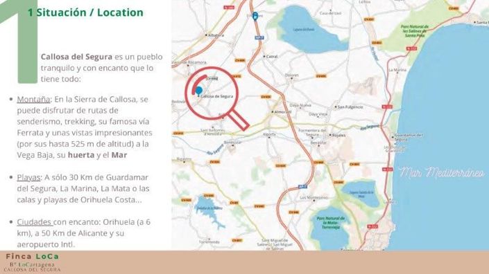 Image No.3-Maison de campagne de 1 chambre à vendre à Callosa de Segura